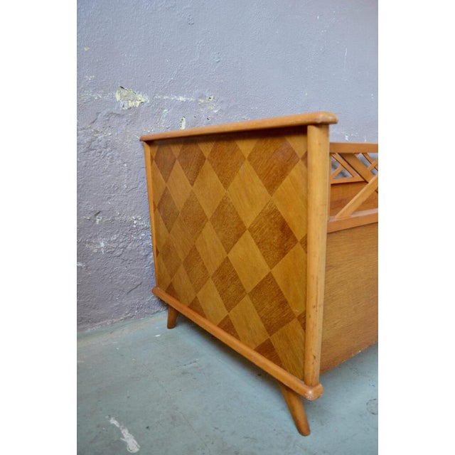 Rustic Bohemian Wooden Children's Bed, 1960s For Sale - Image 3 of 17