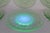 Early 20th Century Anchor Hocking Uranium Depression Glass Plates Block Optic Green - 6pc For Sale - Image 9 of 13