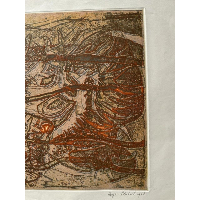 1960s Roger Platiel, Nebulous-Untitled, 1968, Oil on Canvas For Sale - Image 5 of 12