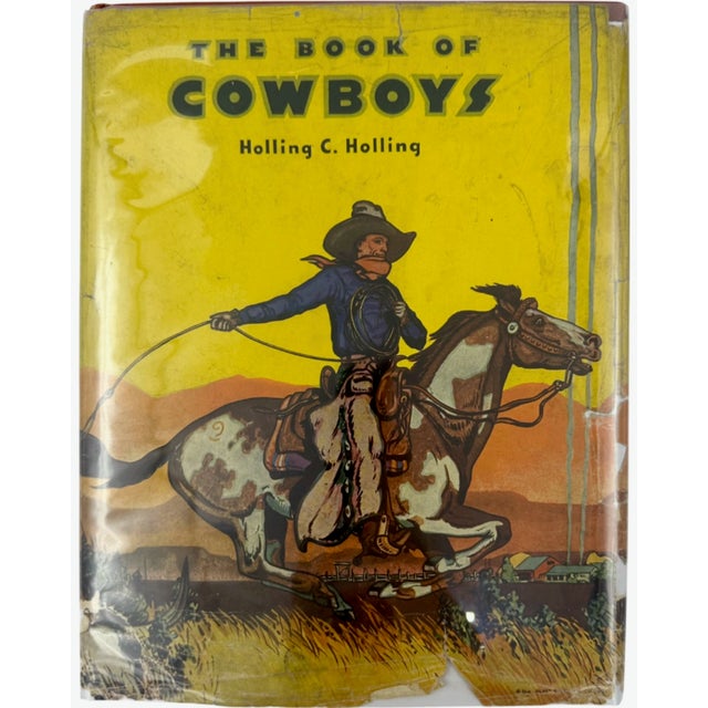 The Book of Cowboys by Holling C. Holling 1932 Book Western For Sale - Image 14 of 14