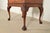 Chippendale Flame Mahogany Drop Front Secretary Desk With Bookcase Hutch by Saginaw Furniture, Circa 1920s For Sale - Image 13 of 18