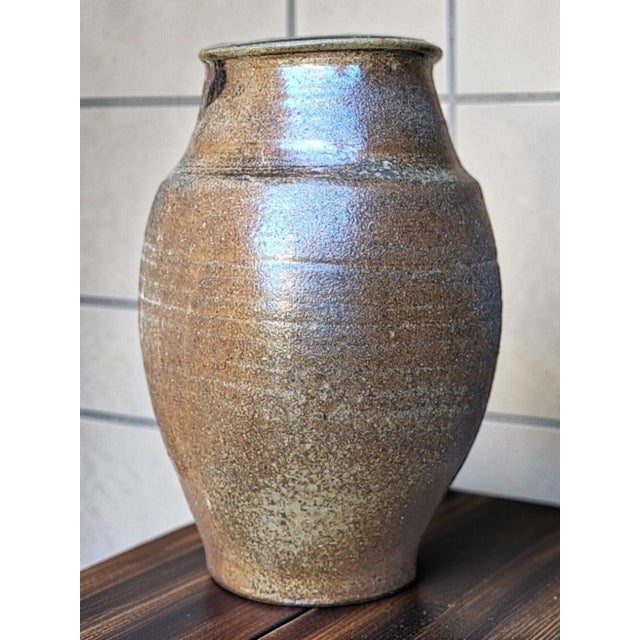 Stoneware Vase by Jean Michel Doix, Puisaye, France, 1980s For Sale - Image 4 of 10