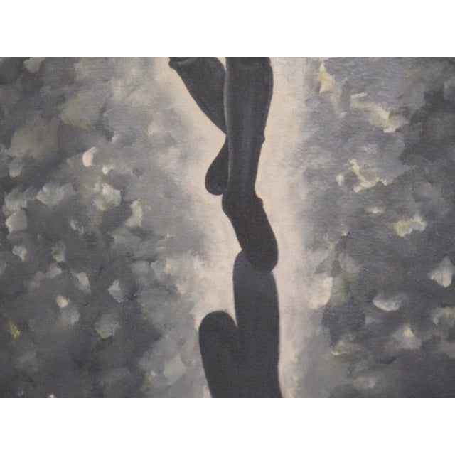 Big Eye Girl Painting in the Style of Margaret Keane For Sale - Image 4 of 12