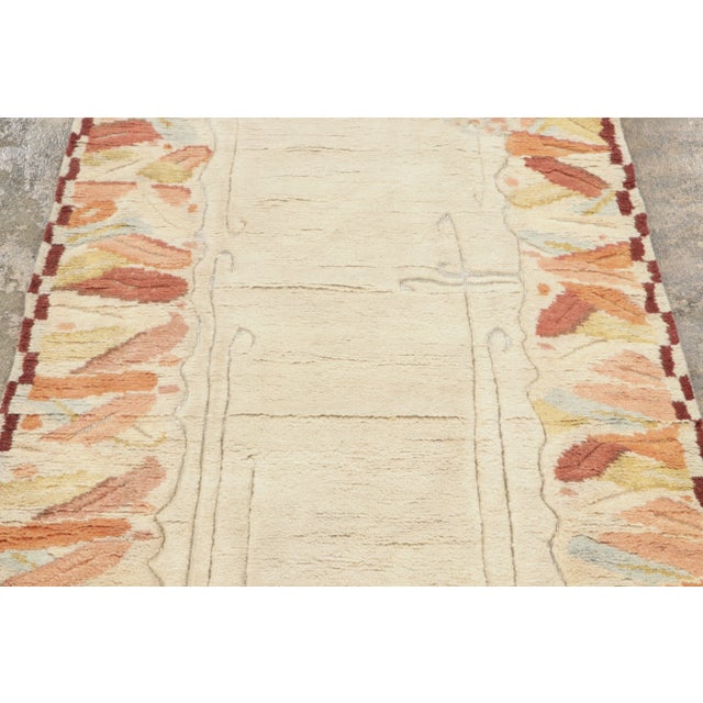 Rug & Kilim Contemporary French Deco Wool Runner by Rug & Kilim, India For Sale - Image 4 of 8