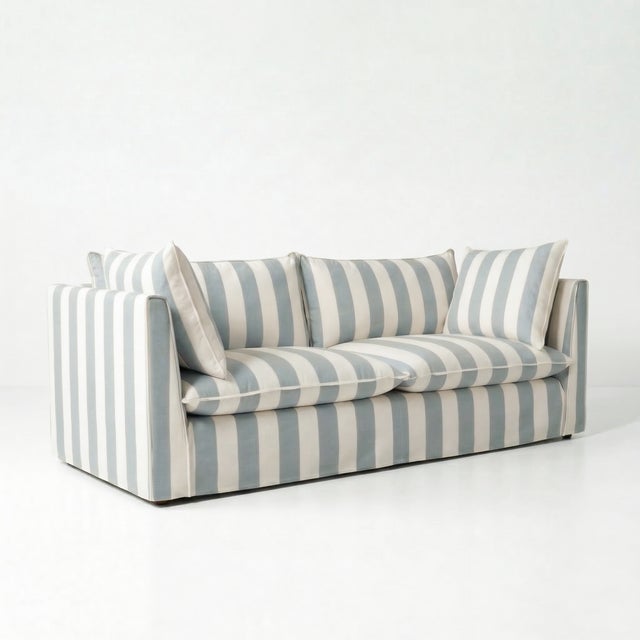A joyous beautiful sofa made by hand in the USA using natural materials with a large dollop of comfort. 'Tradition with a...