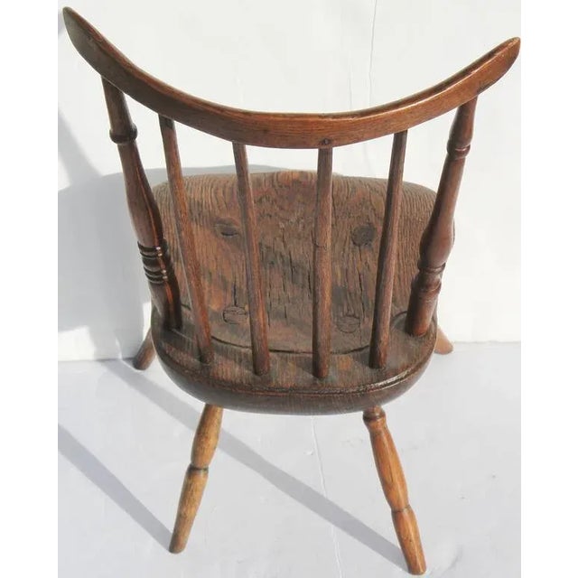 Early 19th Century Early and 19th Century Child's Windsor Chair For Sale - Image 5 of 11