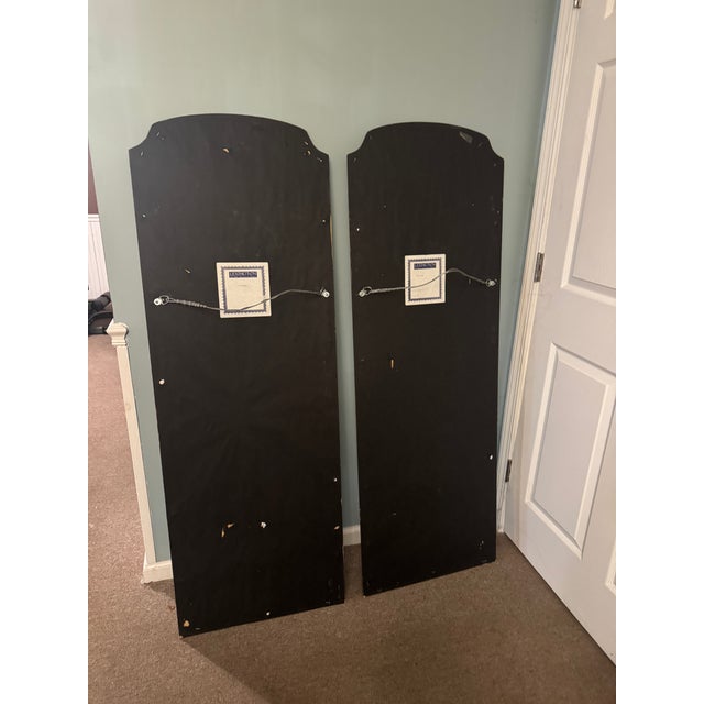 1990s Vintage Lexington Home Accessories Gilt Botanical Panel Mirrors – Pair For Sale - Image 5 of 5