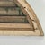 Antique Architectural Salvage Half-Round Arched Wooden Louvre in Green Paint For Sale - Image 10 of 10