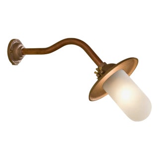 Tekna Butterfly 45° Wall Light With Copper Finish and Frosted Glass For Sale
