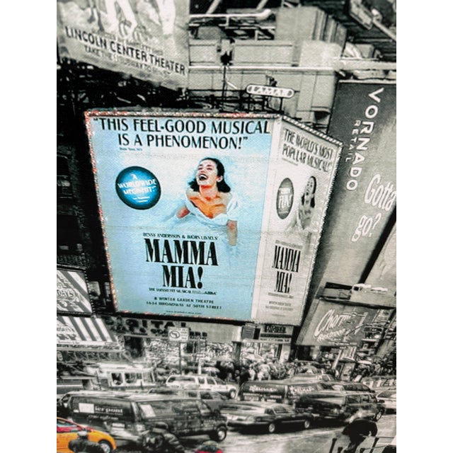 New York City Times Square Black & White Photography Wall Art For Sale - Image 4 of 12