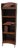 Art Deco Tall Slim Oak Bookcase, 1930 For Sale