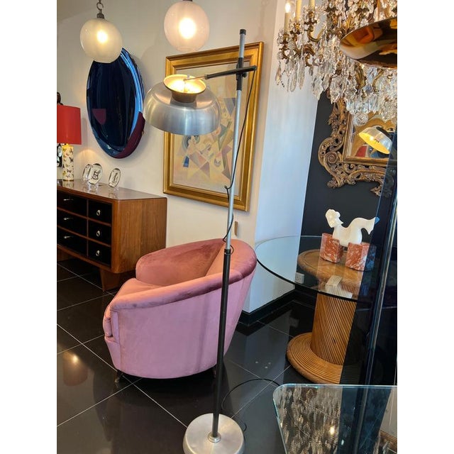 Articulated Floor Lamp attributed to Oscar Torlasco, 1960s For Sale - Image 11 of 12
