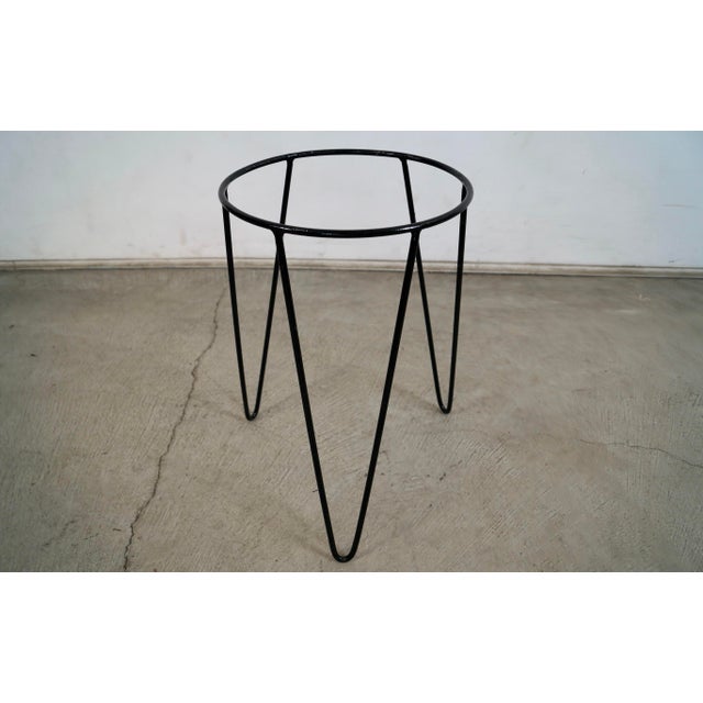 1950’s Mid-Century Modern Iron Hairpin Plant Stand For Sale In Los Angeles - Image 6 of 10