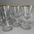 1960s Val Saint Lambert Signed Water Goblets Gold Rimmed Stemware - Set of 10 For Sale - Image 9 of 12