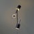 Mid-Century Modern Floor Lamp with Movable Cylindrical Shades in Chrome & Black, 1960s For Sale - Image 13 of 14
