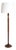 Art Deco Mahogany Floor Lamp, 1940s For Sale