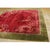 1920s 1920s Red Rust Field Floral Greek Key Antique Chinese Art Deco Wool Rug 8' X9'6" For Sale - Image 5 of 9