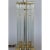 Metal Pair of Sciolari Brass and Glass Rod Table Lamps For Sale - Image 7 of 8