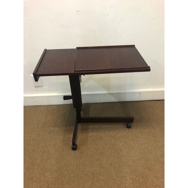 Danish Rosewood Rolling Tray Table For Sale - Image 11 of 11