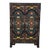 Vintage Asian Polychrome Lacquered Cabinet For Sale