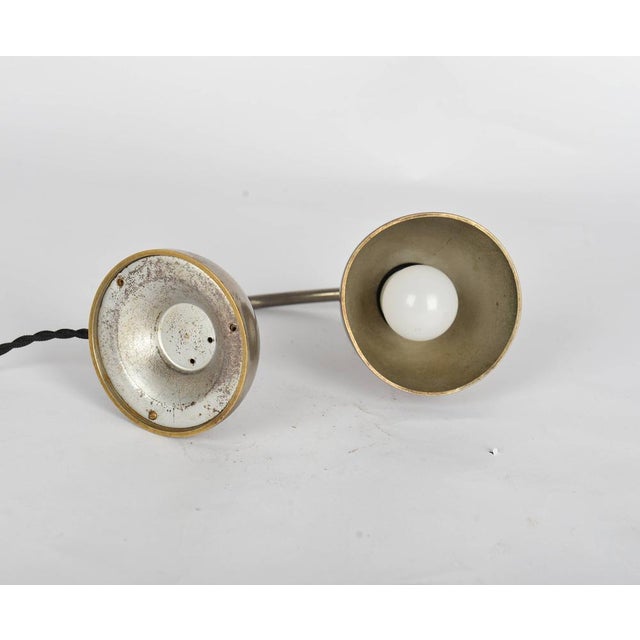 1930s Bauhaus Functionalist Nickel Plated Desk Lamp by Franta Anýž, 1930s For Sale - Image 5 of 9