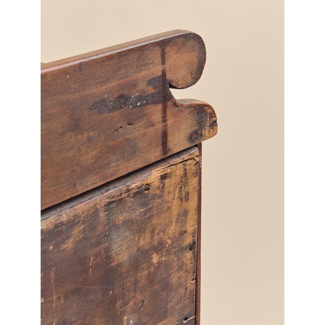 The Vintage Early American Mahogany Dresser With Inlay Detailing For Sale - Image 12 of 12