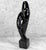 - Original 1994 "Abstract Lovers" Sculpture - Black Ceramic with a Lovely Glazed Finish - 13" Tall - Sculpture Shows 2...