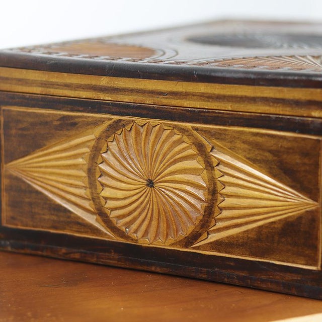 Folk Art Box For Sale - Image 3 of 7