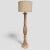 Vintage Sculptural Coastal Raw Wood Floor Lamp For Sale - Image 10 of 10