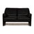 Leather Two Seater Black Bora Sofa from Leolux For Sale - Image 9 of 9