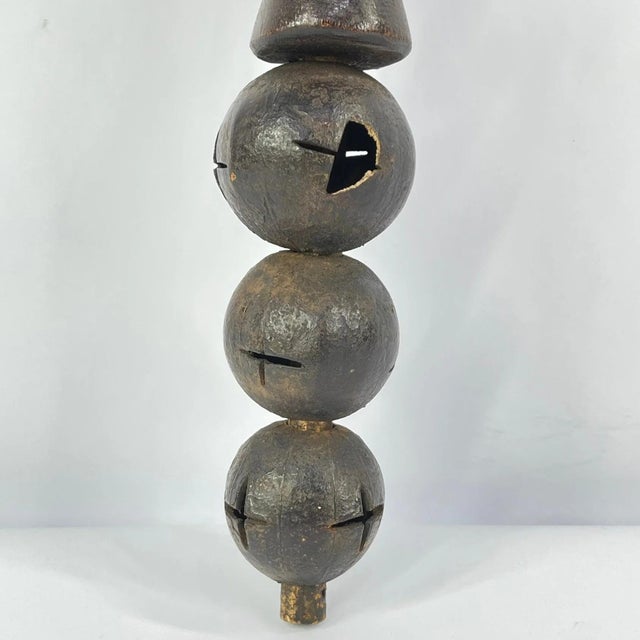 Early 20th Century Luba Divination Fetish Rattle For Sale - Image 4 of 8