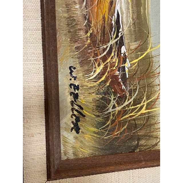 Vintage 1970's Coastal Seascape Framed Oil Painting For Sale In Chicago - Image 6 of 9