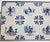 Black Dutch Delft Tile Magazine Rack, Vintage Wrought Iron & Ceramic Tile Table, 1950s For Sale - Image 8 of 11