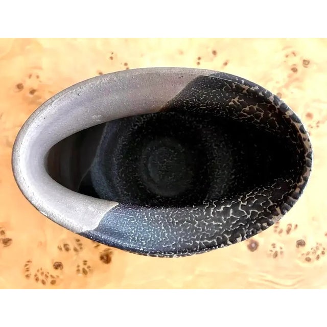 Vintage Boho Ceramic Vessel For Sale - Image 4 of 7