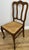 Vintage French Dining Chairs in Oak with Rush Seats, Set of 6 For Sale - Image 13 of 17