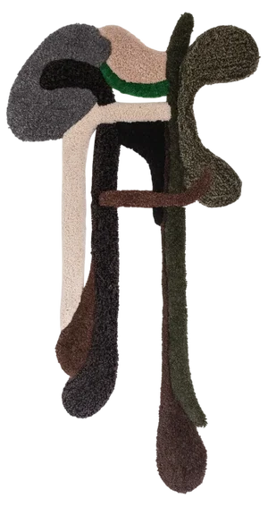 Opus XLIII Handmade Wool Tapestry by Mira Sohlen