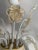 Milky and Gold Murano Glass Chandelier with Flowers and Leaves from Simoeng For Sale - Image 9 of 12