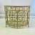 Hollywood Regency Vintage Maitland-Smith Hollywood Regency Silver Leaf Wine Rack Console Table - 30 Wells, Demi-Lune Design, Attributed For Sale - Image 3 of 16