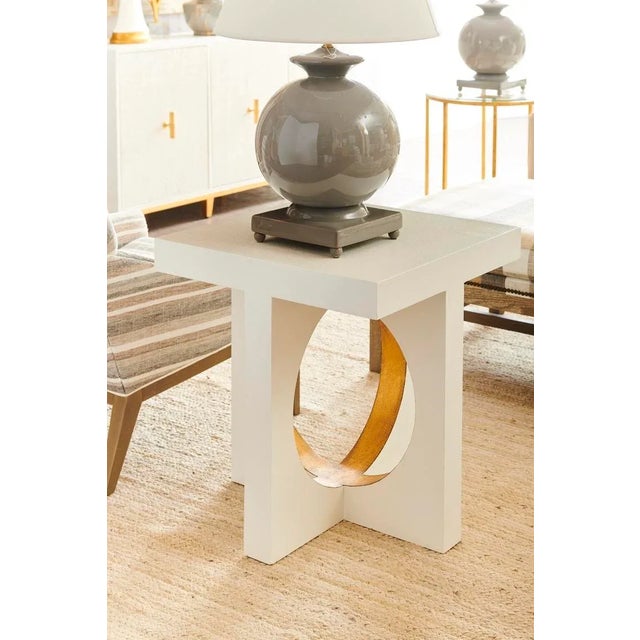 Chelsea House Inc Swoop Side Table - White For Sale - Image 4 of 4