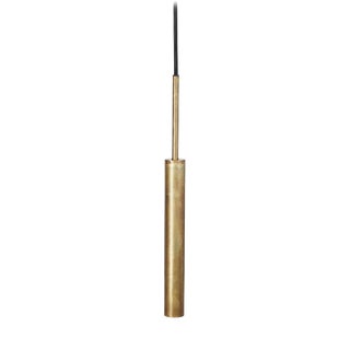 Johan Carpner Stav 1 Raw Brass Ceiling Lamp by Konsthantverk For Sale