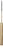 Johan Carpner Stav 1 Raw Brass Ceiling Lamp by Konsthantverk For Sale