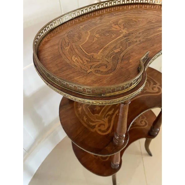 Wood Antique Quality French Marquetry Shelf For Sale - Image 7 of 11