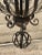 Late 20th Century Vintage Boho Wrought Iron Chandelier For Sale - Image 5 of 8