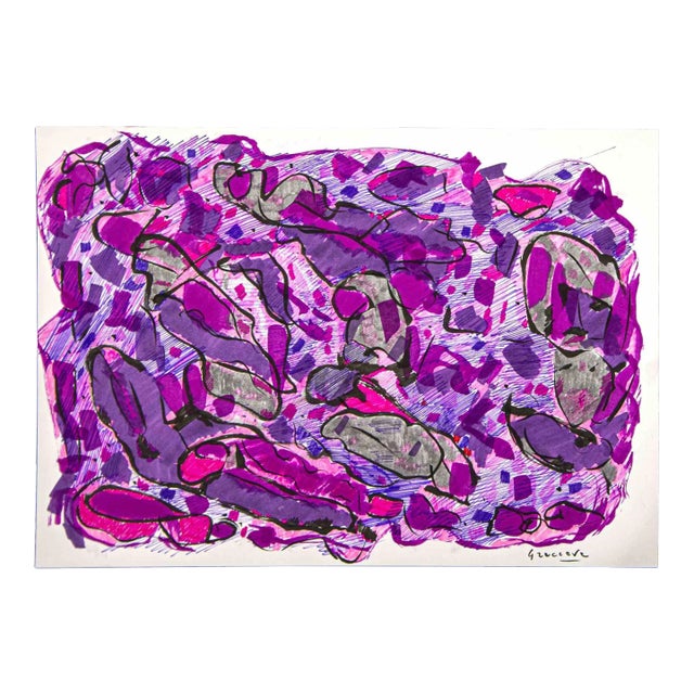 Maurizio Gracceva, Abstract Composition, Original Drawing, 2010 For Sale