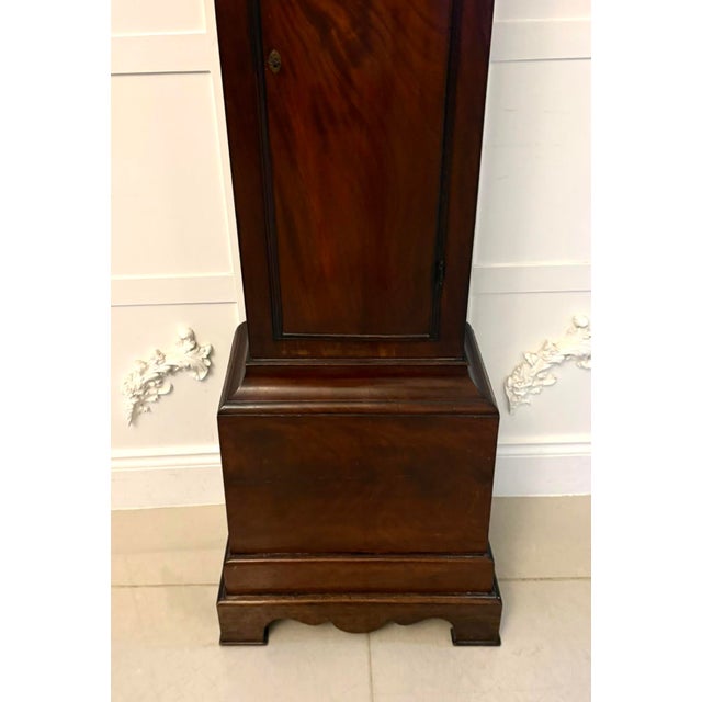 Antique Georgian Mahogany 8 Day Longcase Clock by James Field of Hempstead, 1785 For Sale - Image 3 of 17