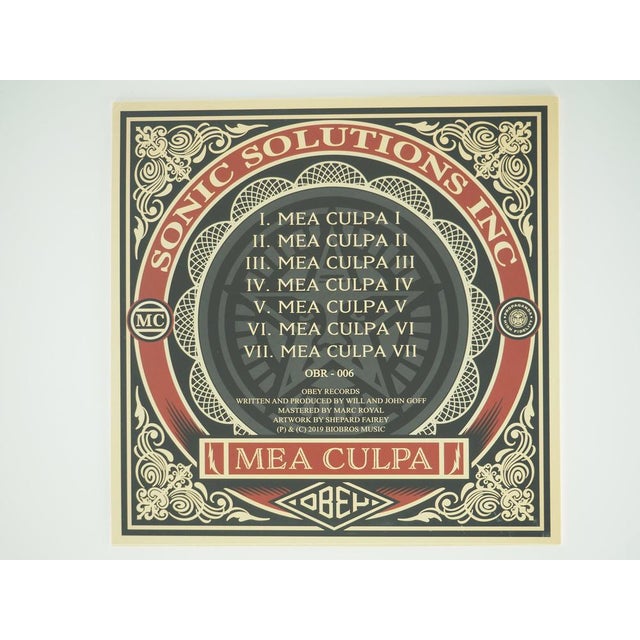 Contemporary Shepard Fairey, Mea culpa, Lithograph For Sale - Image 3 of 7