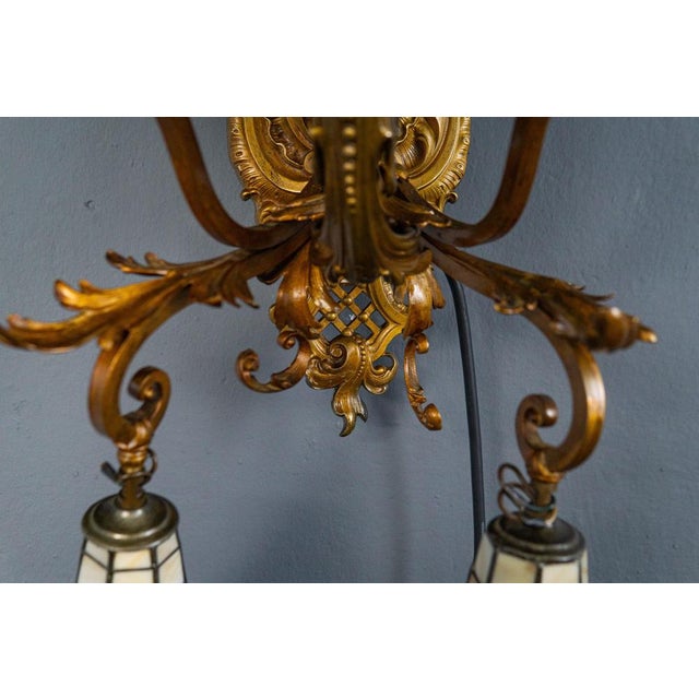 Vintage Bronze Wall Lamp For Sale - Image 12 of 18