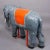 Blue Rare Antique Children Carousel Elefant, Germany Early 20th Century For Sale - Image 8 of 8