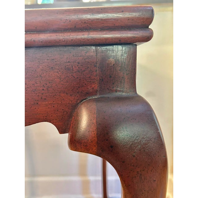 Vintage Queen Anne Mahogany Side or Tea Table For Sale In New Orleans - Image 6 of 12