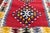 1980 Turkish Red Geometric Oushak Kilim For Sale - Image 10 of 13